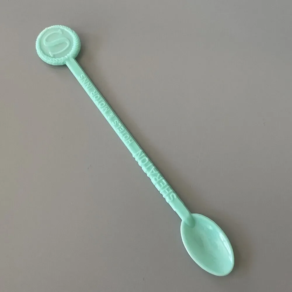Vintage SHERATON HOTELS & MOTOR INNS Swizzle Stick Cocktail Stirrer Spoon RARE